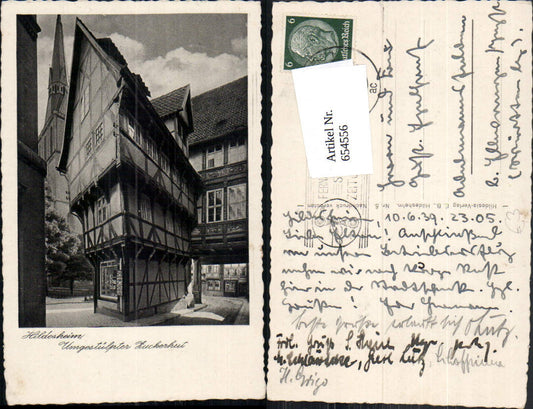 654556, Hildesheim Upside-down sugarloaf half-timbered house