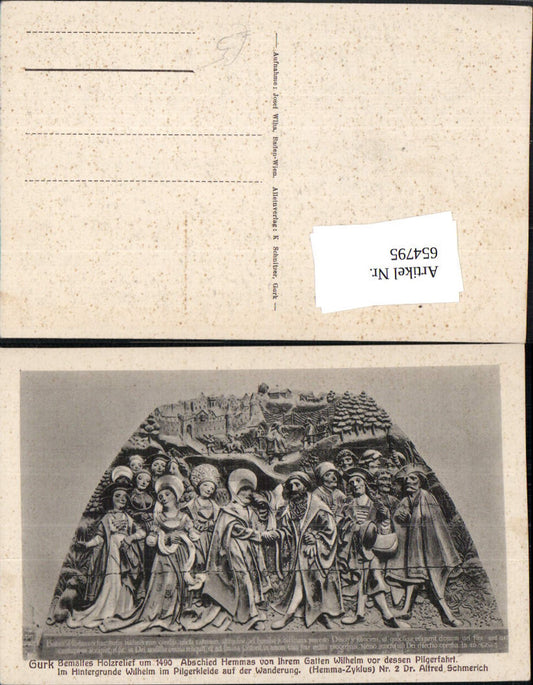 654795,Gurk Dom Bemaltes Holzrelief