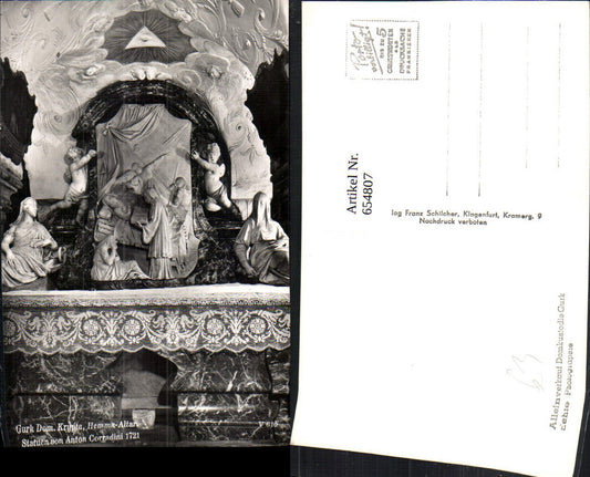 654807,Foto Ak Gurk Dom Krypta Hemma-Altar