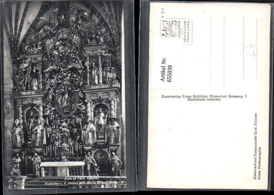 655039,Foto Ak Dom zu Gurk Hochaltar