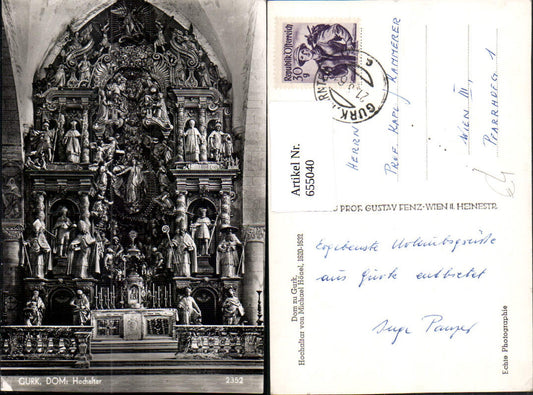 655040,Foto Ak Gurk Dom Hochaltar