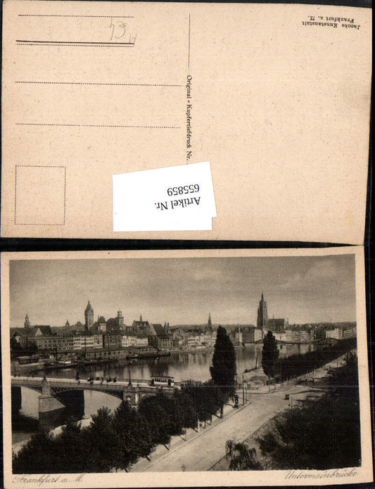 655859, Frankfurt am Main, Untermain Bridge, tramway 