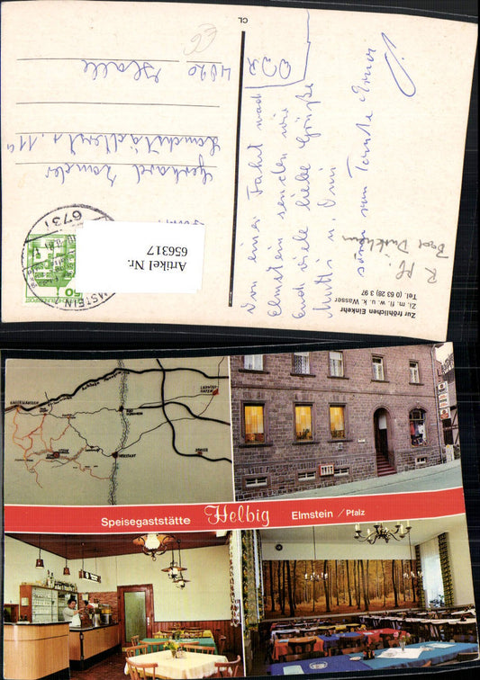 656317, Multi-image Ak Elmstein Platz Restaurant Helbig Inn