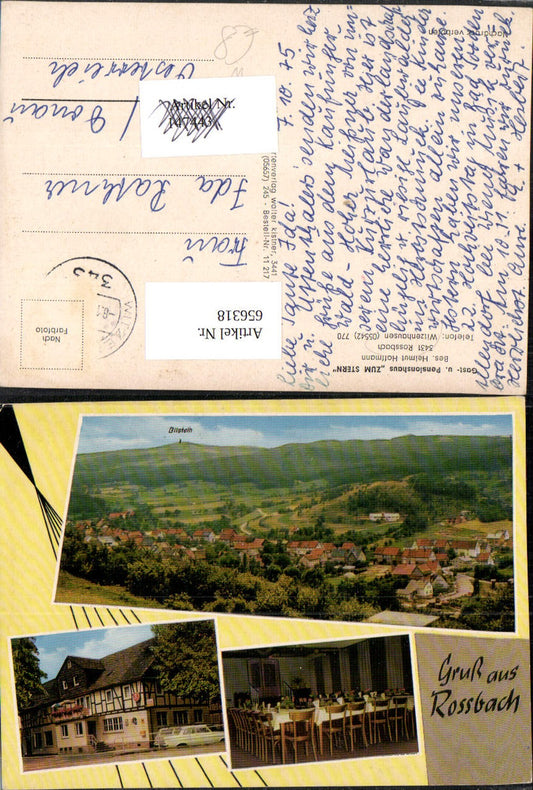 656318, Multi-image Ak Rossbach Roßbach Witzenhausen Billstein Gasthaus Zum Stern 