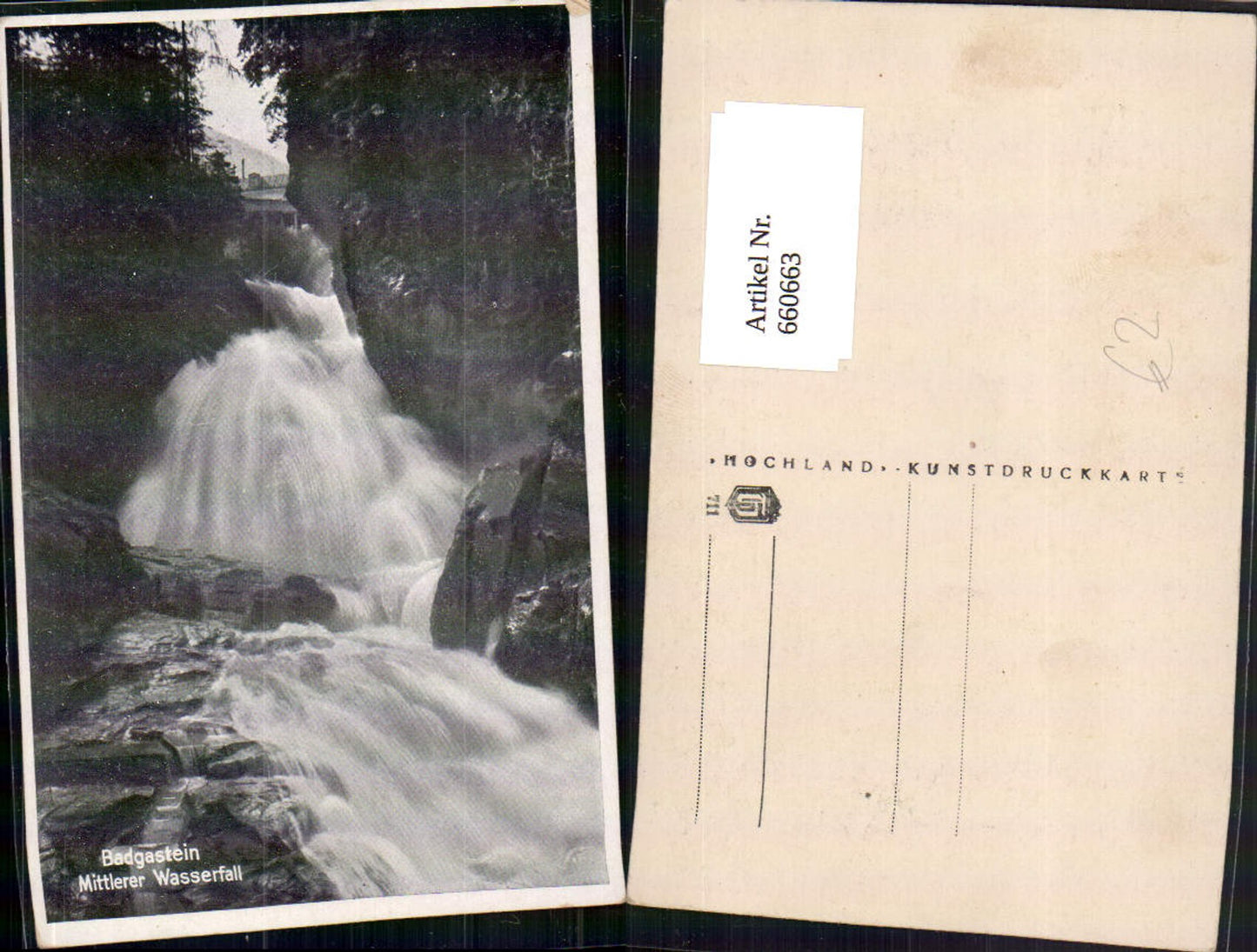 660663, Bad Gastein Middle Waterfall