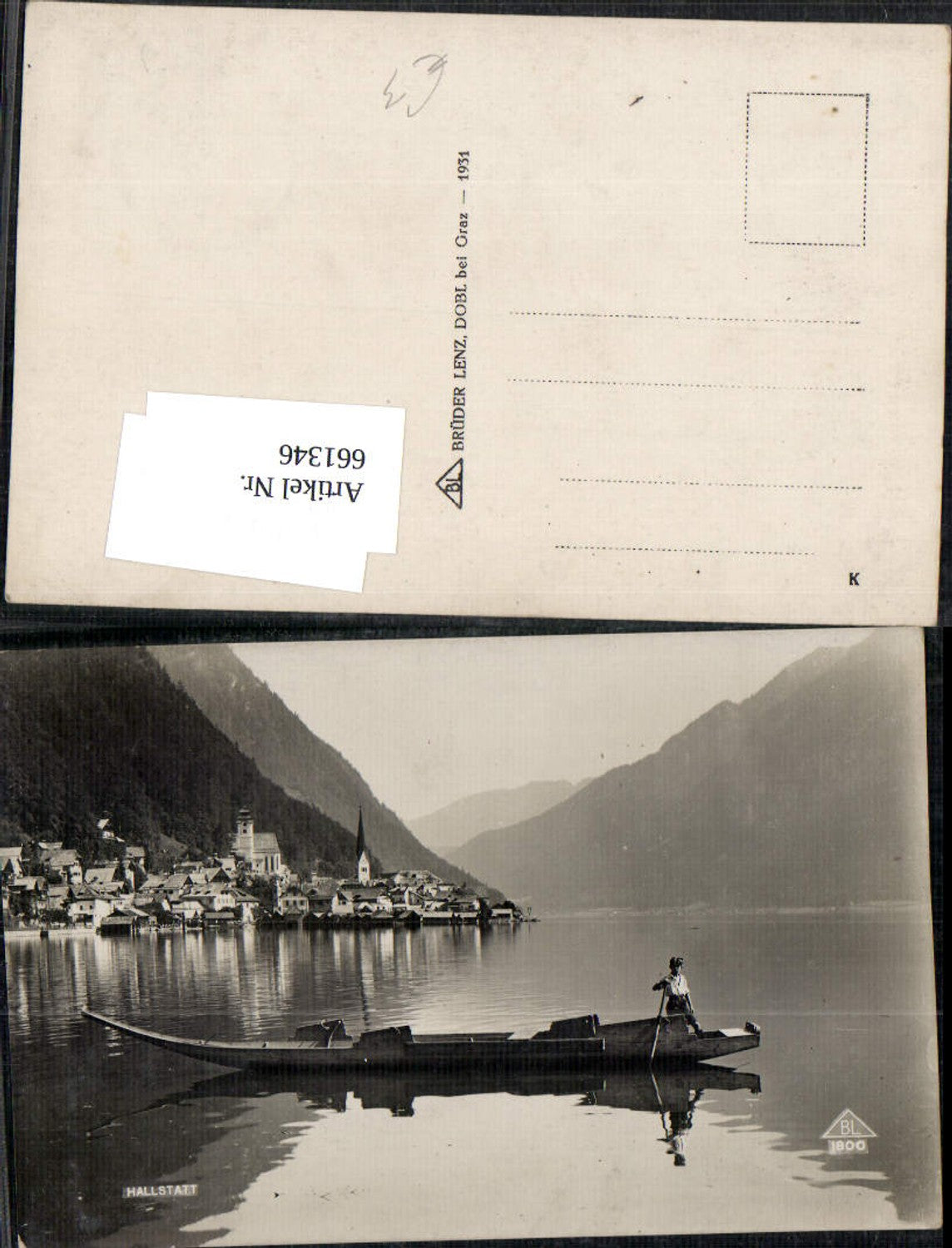 661346, Hallstatt on Lake Hallstatt Boat