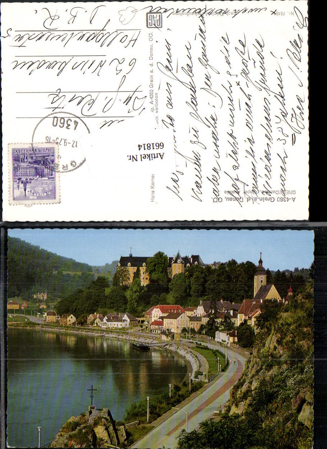 661814, Grein ad Donau view