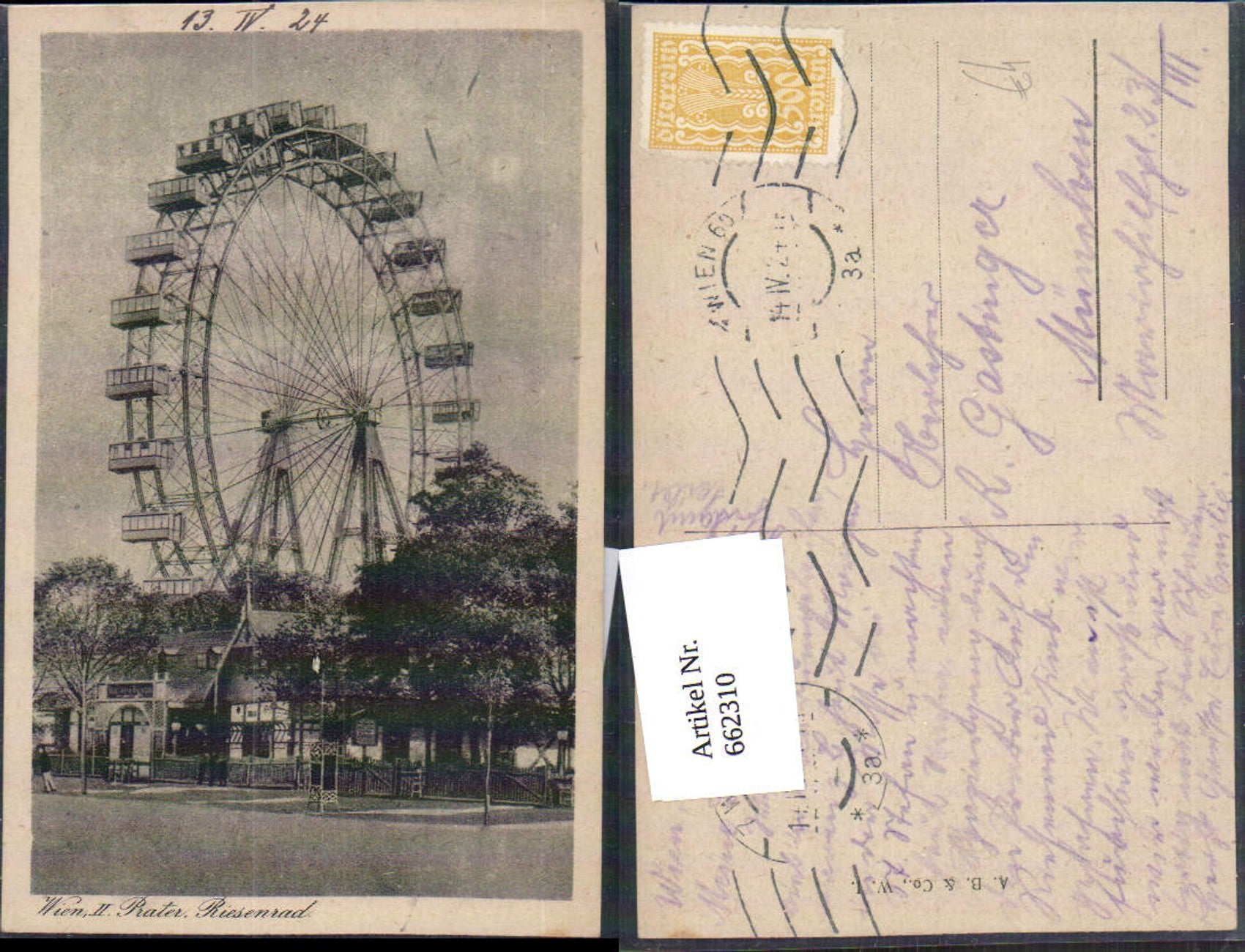 Alte Ansichtskarte – Old Postcard