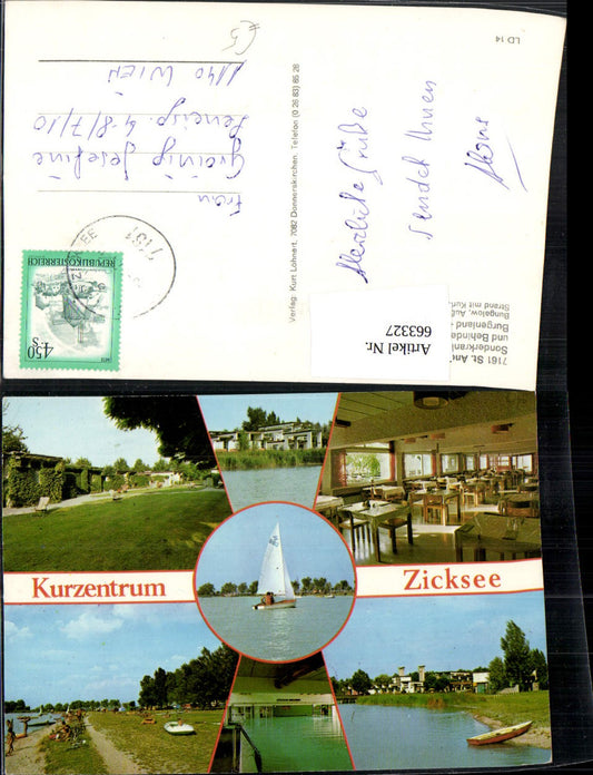 663327, Multi-image Ak St. Andrä am Zicksee Boat Special Hospital