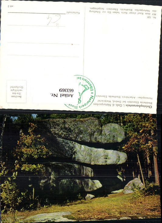 663369, Christophorusstein Blockheide Eibenstein near Gmünd