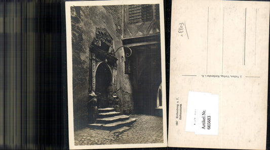 665683,Rothenburg ob der Tauber Town Hall Tower Town Hall