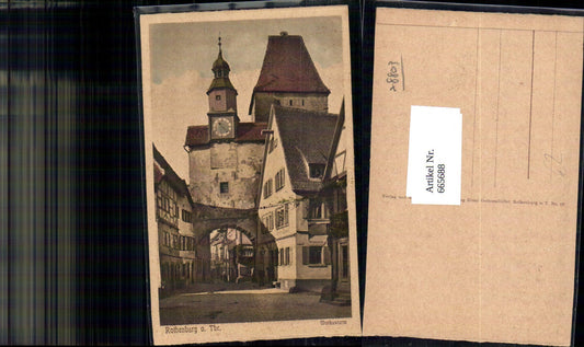665688, Rothenburg ob der Tauber Markusturm