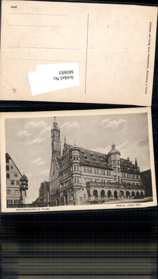 665693, Rothenburg ob der Tauber Town Hall