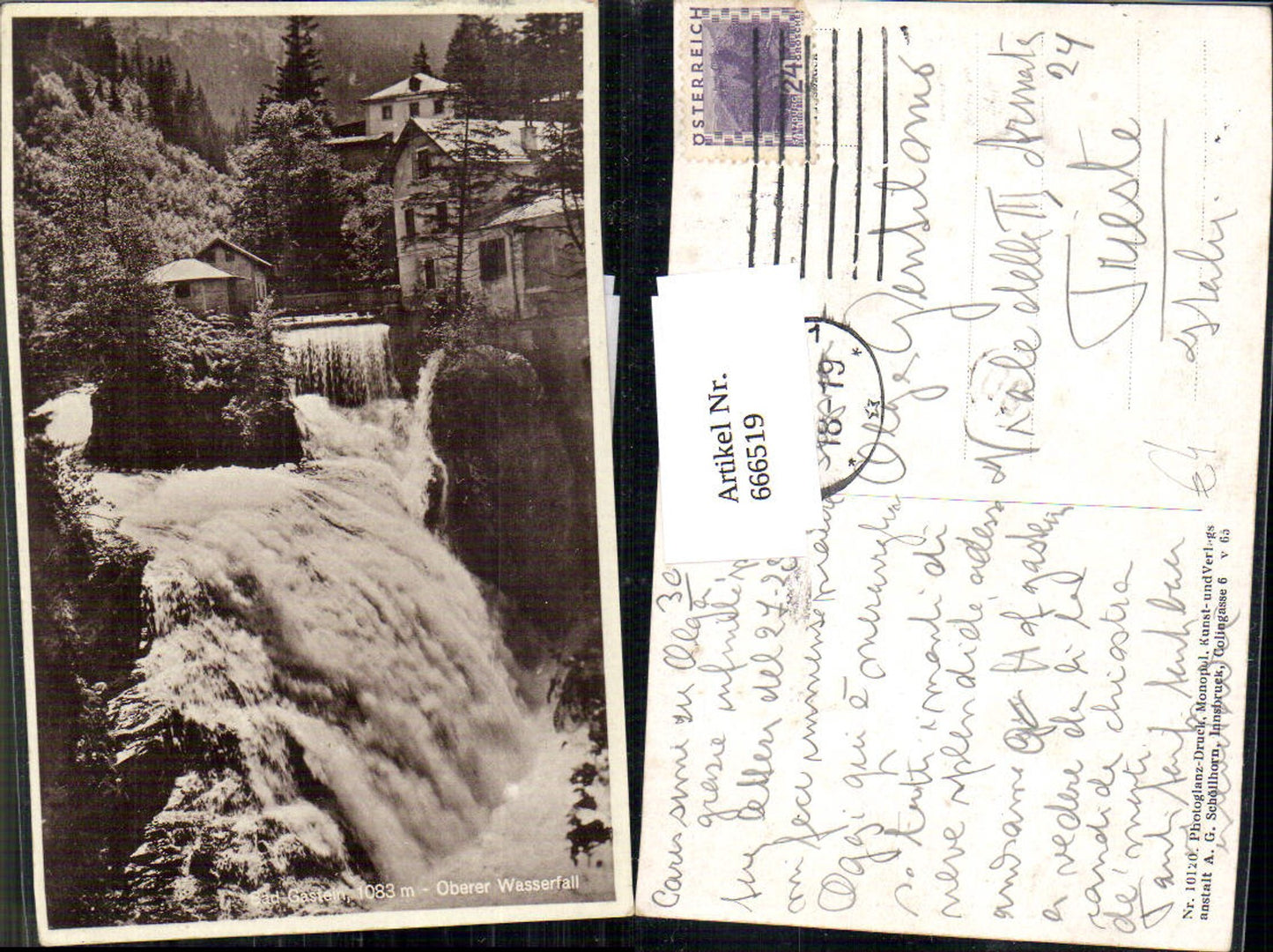 666519, Bad Gastein Upper Waterfall