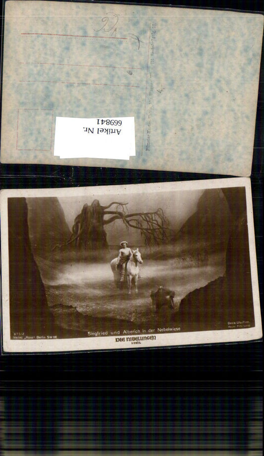 669841,The Nibelungen Heroic Epic Siegfried and Alberich Nebelwiese pub Ross 675/2