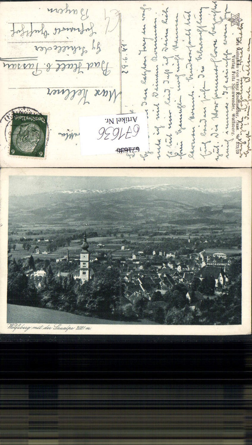 671636, Wolfsberg with the Saualpe