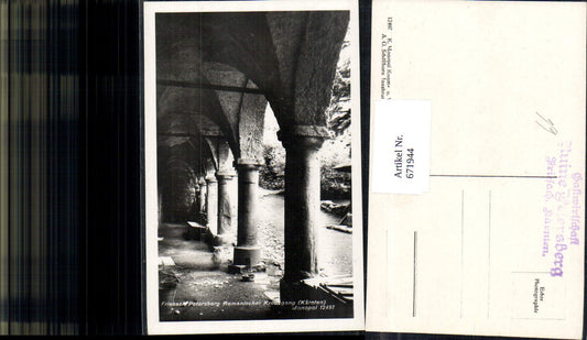 671944,Foto Ak Friesach Petersberg Romanischer Kreuzgang