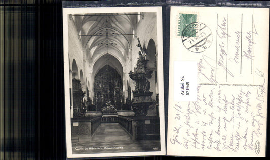 671949,Foto Ak Gurk Dom Inneres