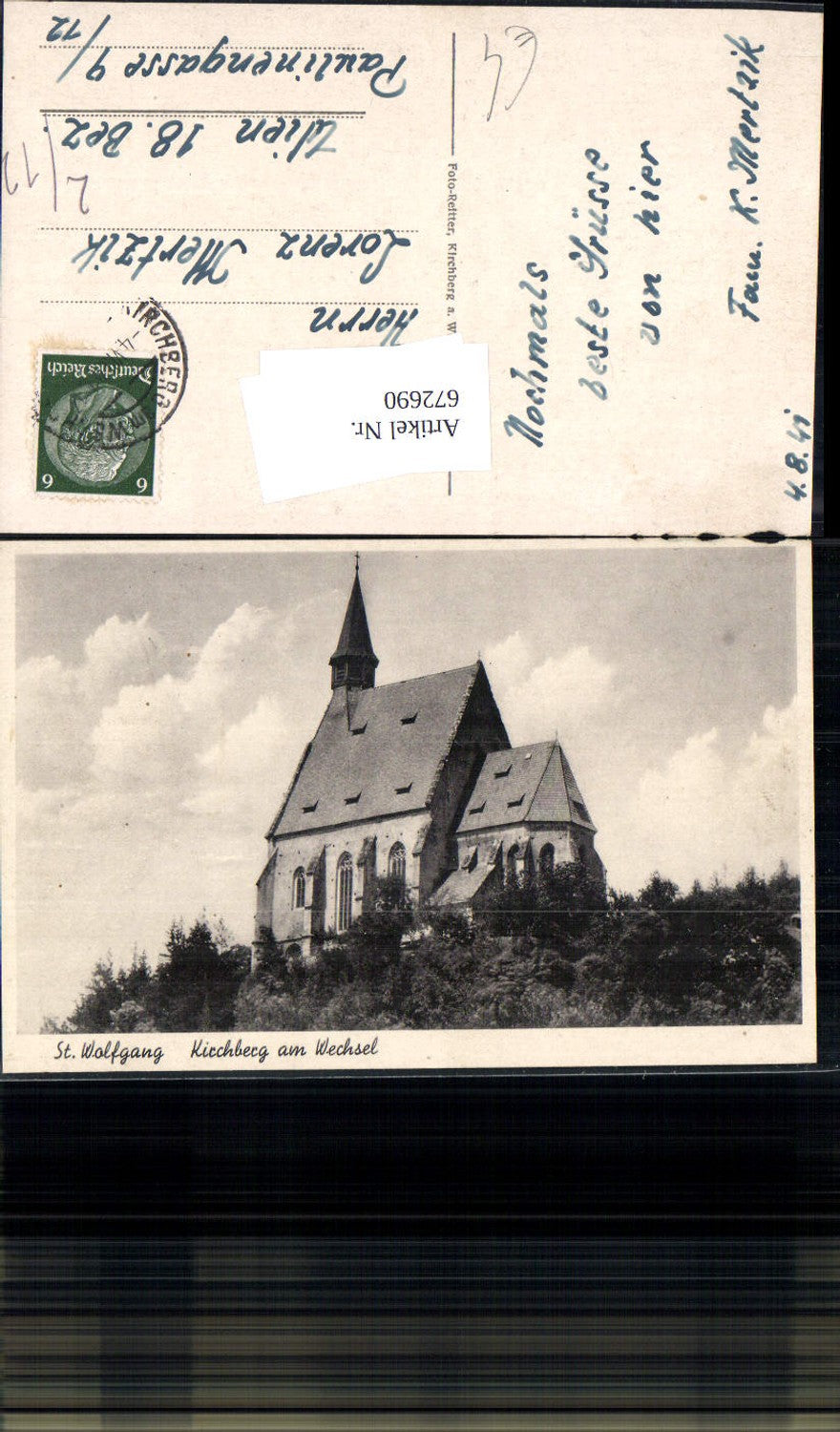 672690,Kirchberg a. Wechsel St Wolfgang Kirche