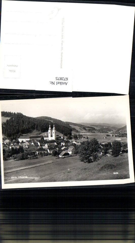 672875,Foto Ak Gurk Ansicht mit Dom