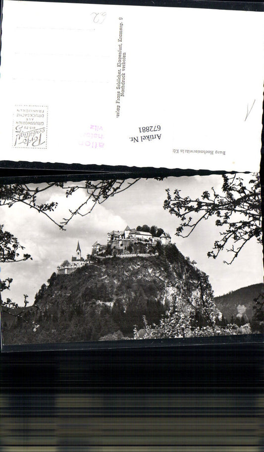 672881,Foto Ak Burg Hochosterwitz Launsdorf Sankt Georgen am Längsee