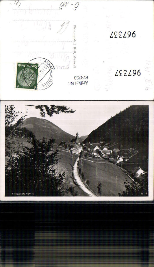 673753, Photo Ak Annaberg View of Annaberg near Mariazell