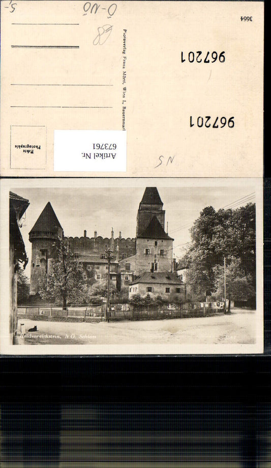 673761, Photo Ak Heidenreichstein Castle