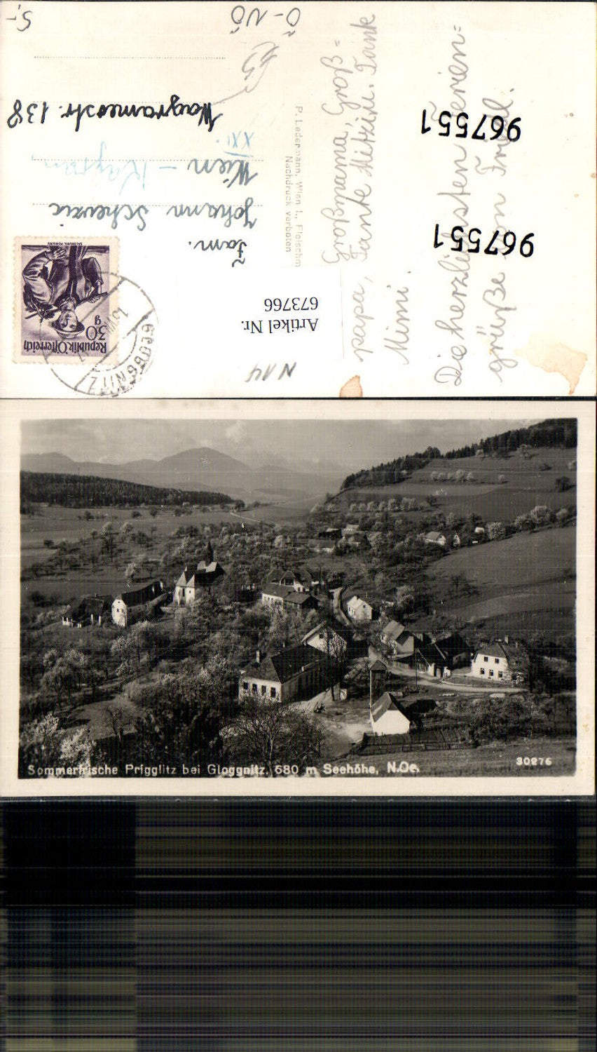673766,Foto Ak Prigglitz b. Gloggnitz Ansicht
