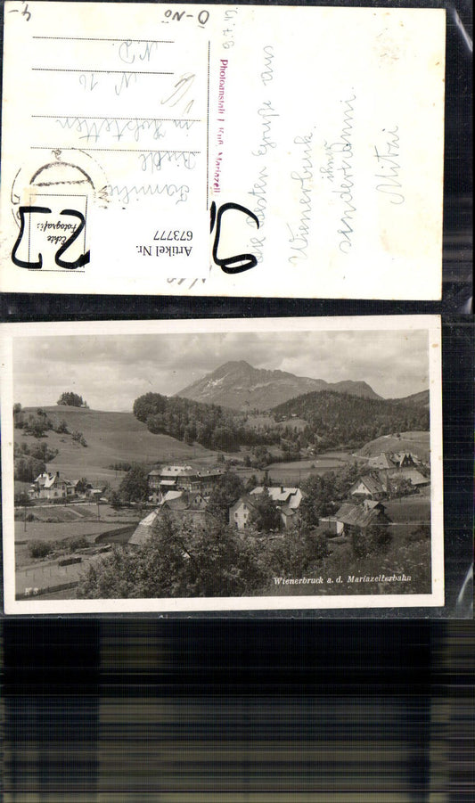 673777, Photo Ak Wienerbruck ad Mariazellerbahn Annaberg pub J. Kuß K 3