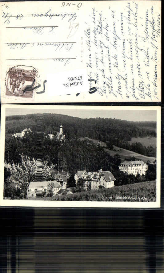 673786, Photo Ak Neuhaus View of Weissenbach an der Triesting 