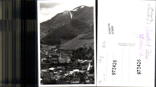 673859, Photo Ak Lilienfeld view with pen