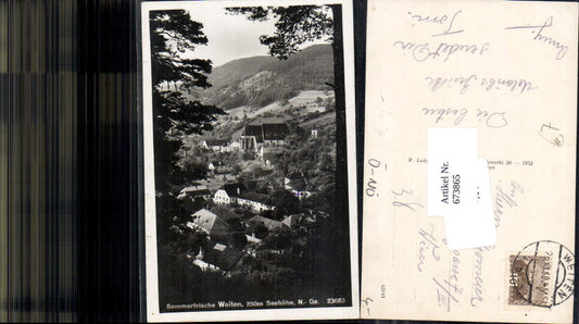 673865, Photo Ak Wide view with church