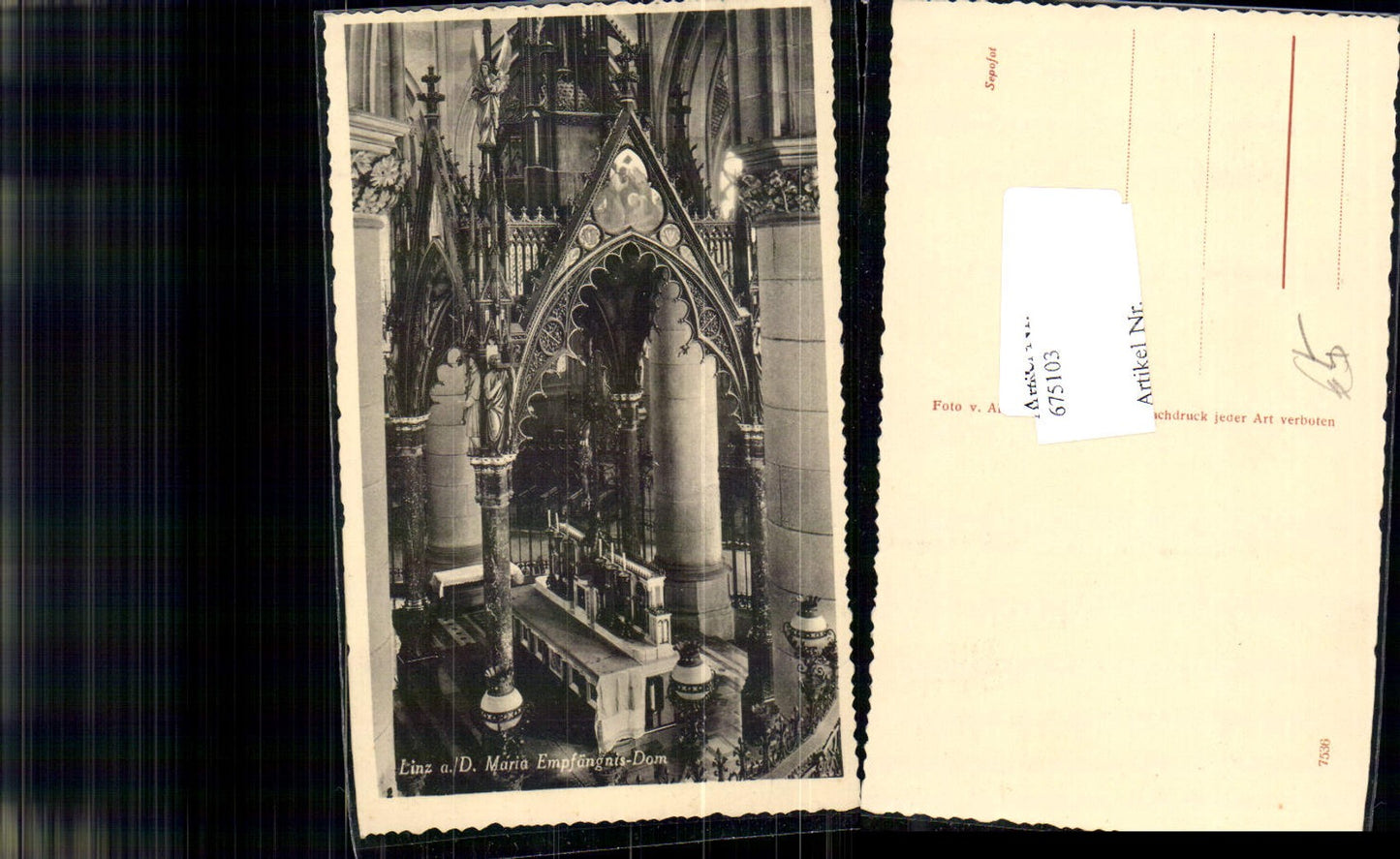 675103, Linz on the Danube, Immaculate Conception Cathedral