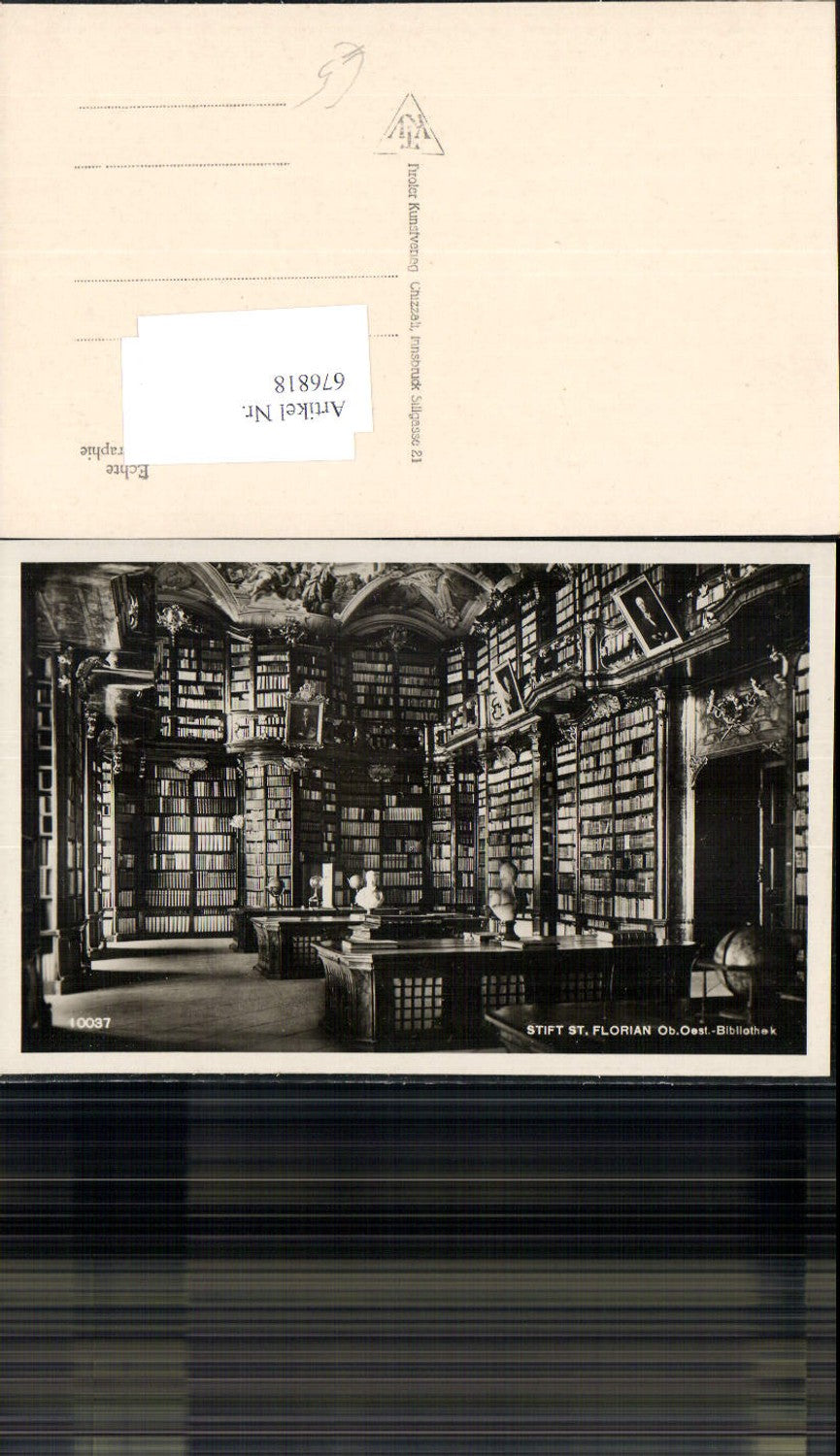 676818, St. Florian Library Globus