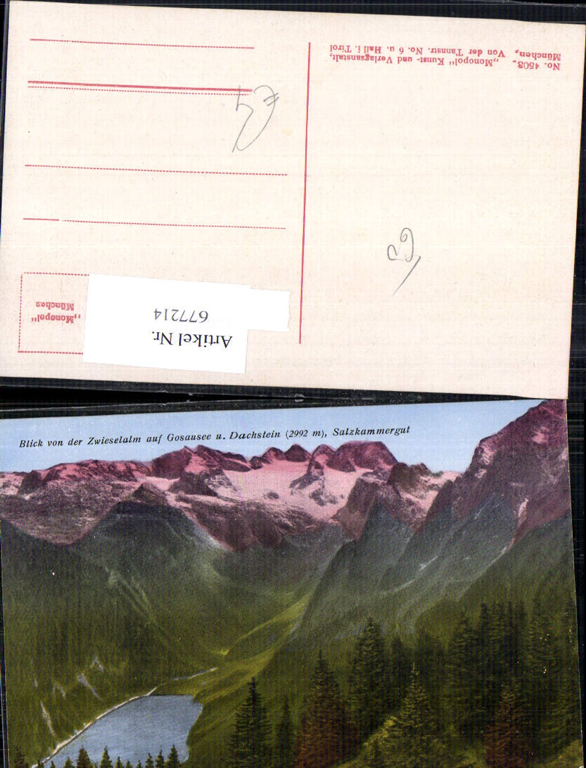677214, Zwieselalm Gosau Annaberg Lungötz Abtenau