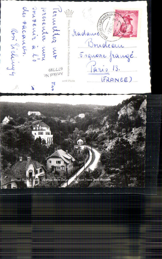 677789 Baden near Vienna, Andreas Hofer, Zeile 