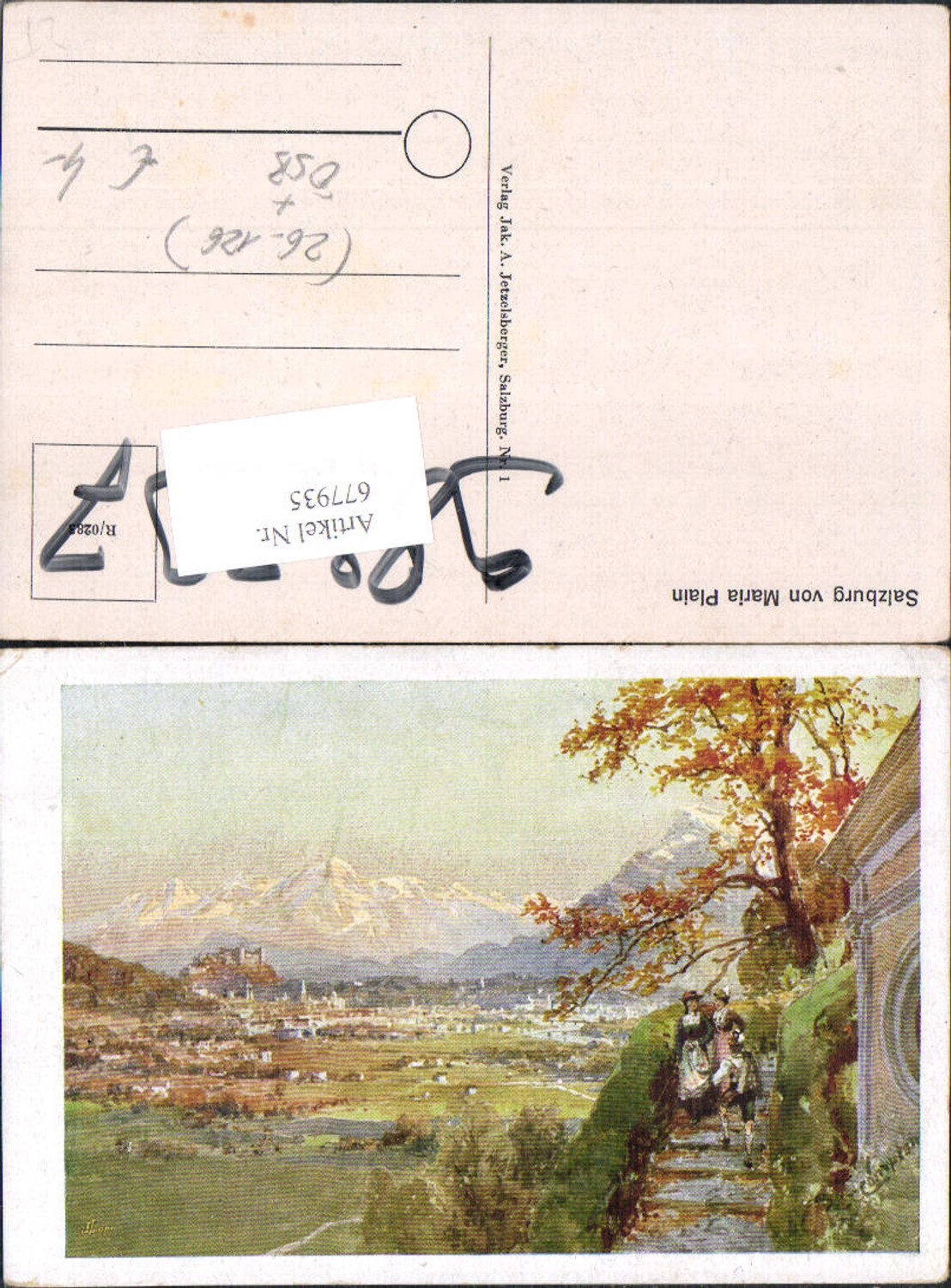 677935 Künstler AK Edward Theodore Compton Salzburg Maria Plain