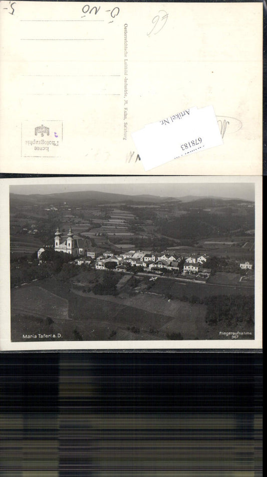 678183 Aerial photograph Maria Taferl Marbach aerial view aerial photograph