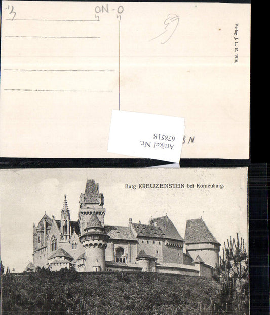 678518 Kreuzenstein b. Leobendorf Korneuburg Castle