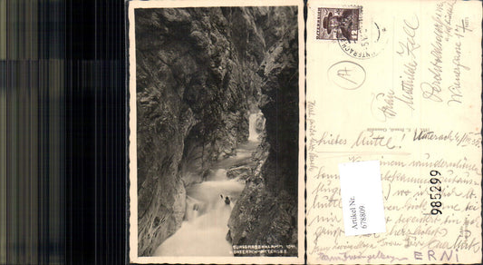678809 Burggrabenklamm near Attersee, Unterach pub Brandt