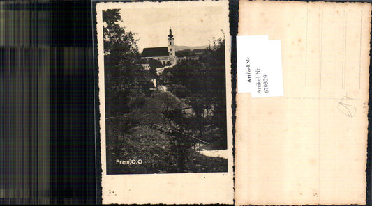 679329 Photo postcard Pram near Ried im Innkreis