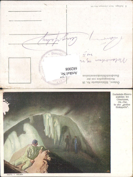 682008 Federal Cave Map Obertraun Cave Dachstein