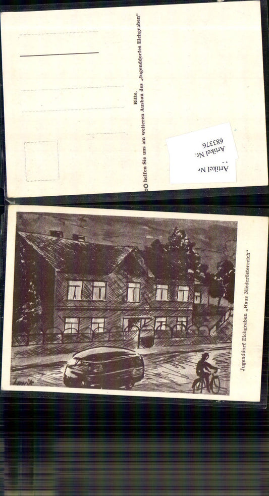 683376 Artist AK Eichgraben near Vienna Youth Village House Lower Austria