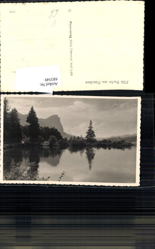 683549 Photo postcard of a scene at Mondsee, Erich Bährendt, 1756