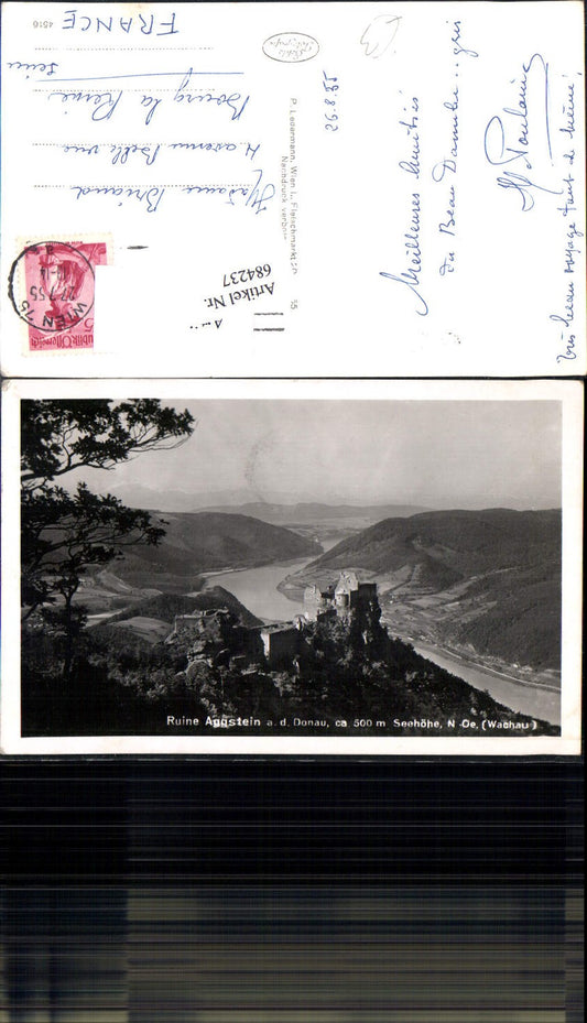 684237 Aggstein Castle ruins on the Danube, Schönbühel, Aggsbach