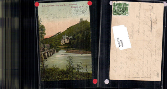 684322 Villa Erzherzog Eugen Ruine Rauheneck Baden near Vienna 