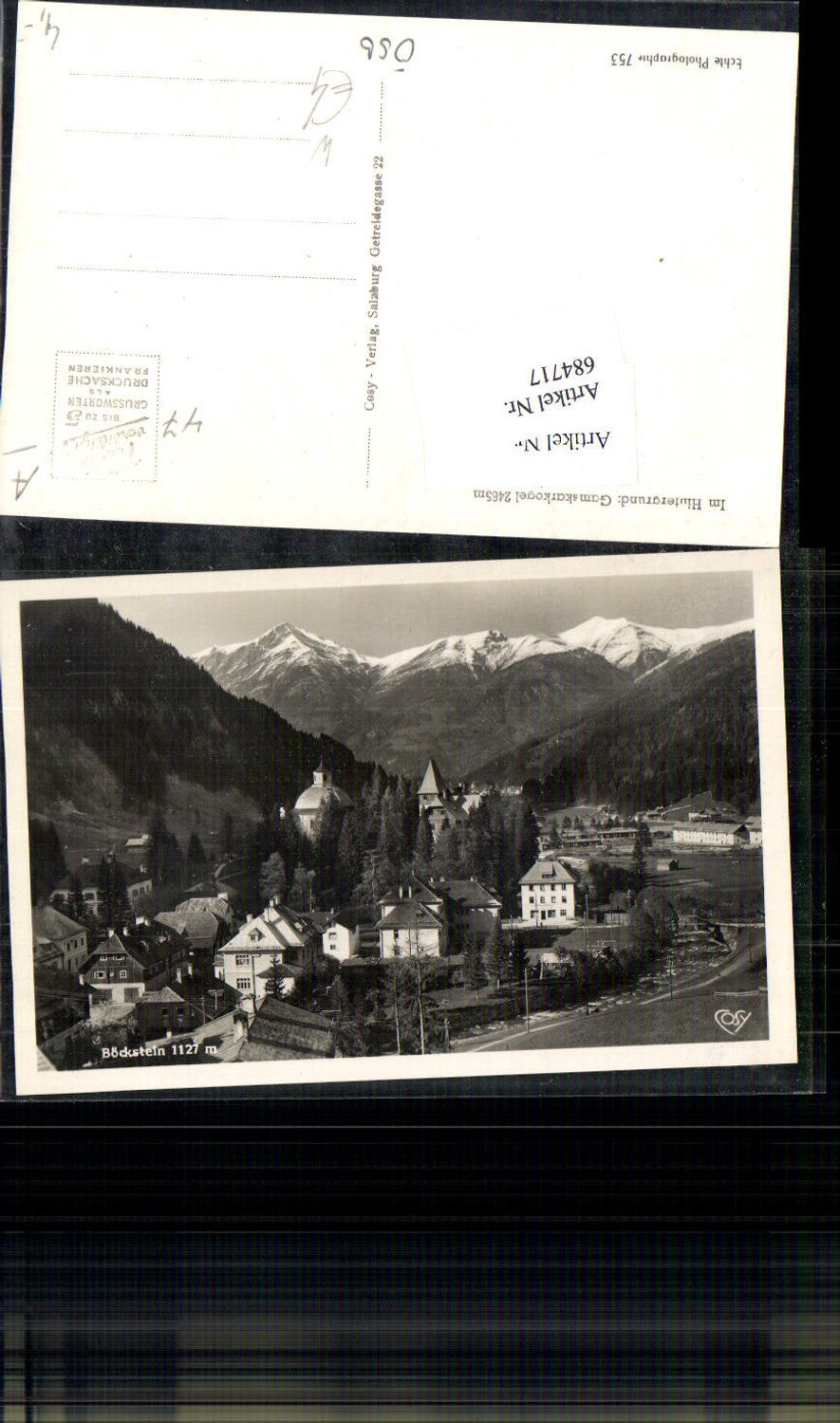 684717 Böckstein near Bad Gastein Badgastein 