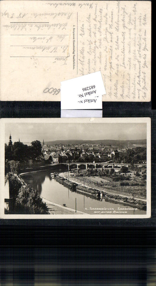 685286 Saarbrücken Bridge Saarpartie
