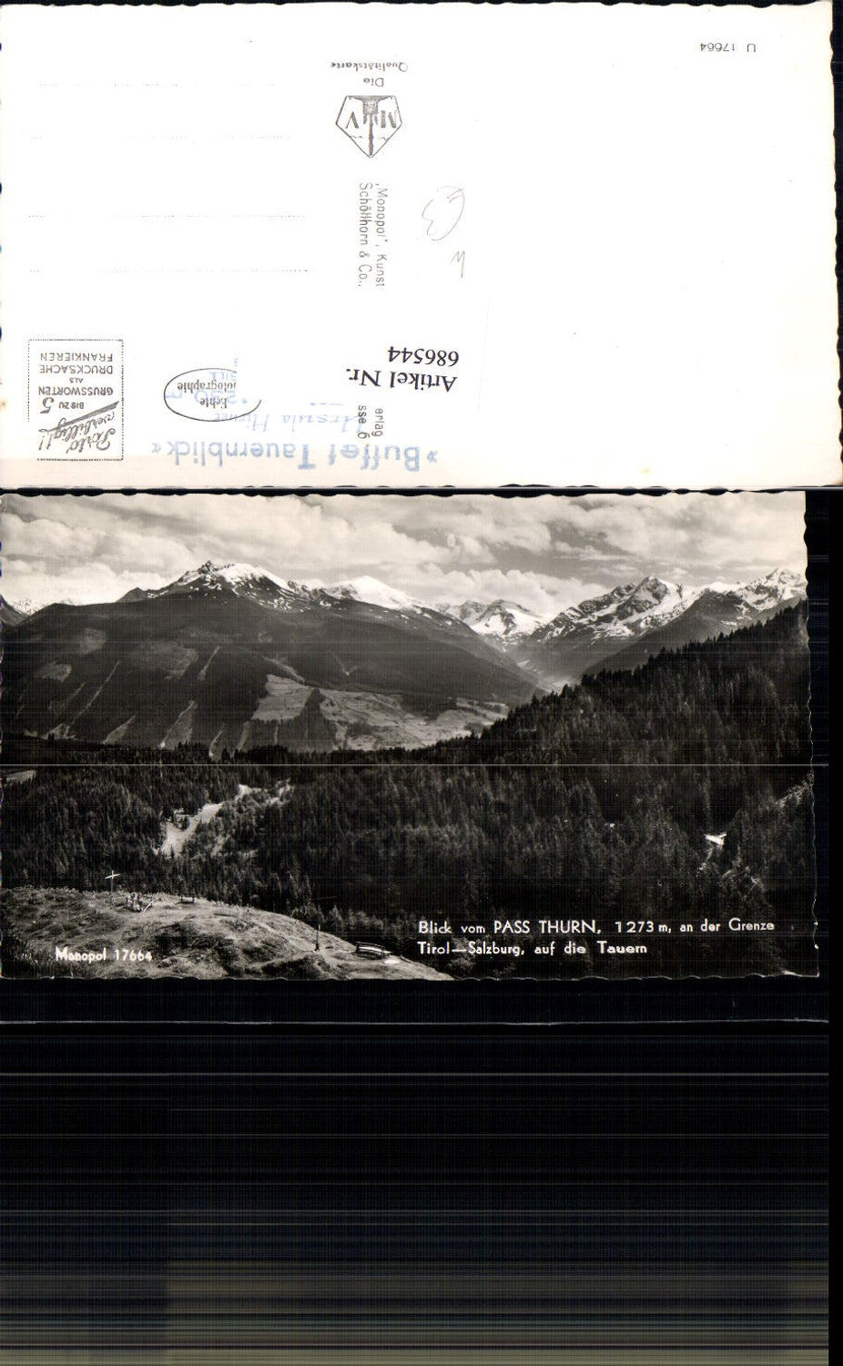 686544 Pass Thurn Golling border