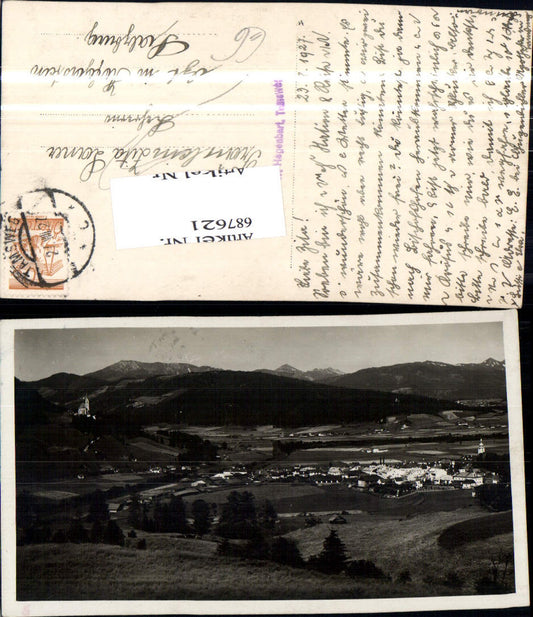 687621 Photo postcard Tamsweg in Lungau, sent by Hofgastein teacher Laner Zita